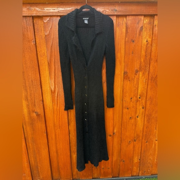Bebe 90s Y2K mohair duster cardigan - Picture 1 of 9